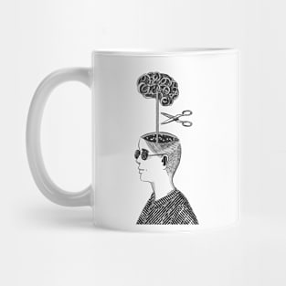 Mindless ink drawing design Mug